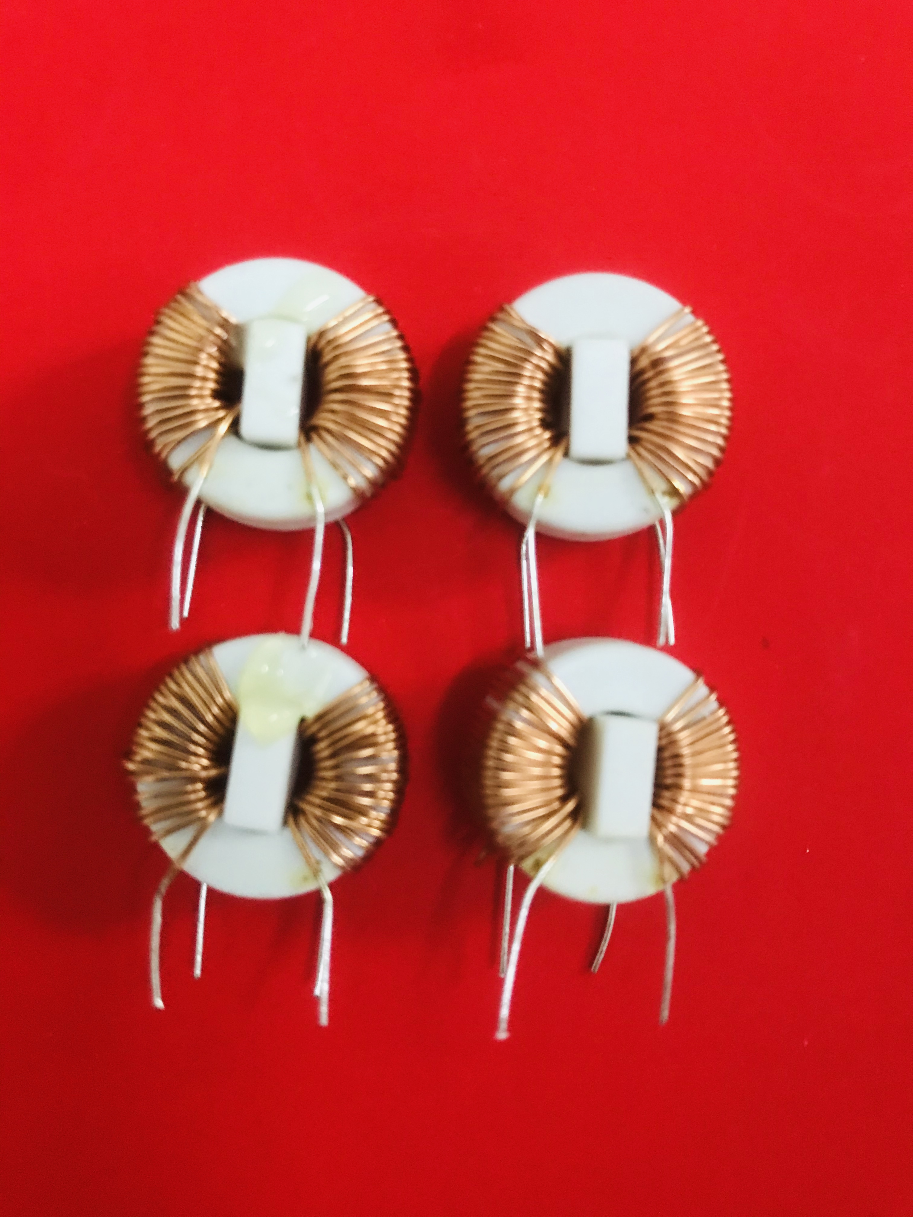 Coffee machine dry wound inductor
